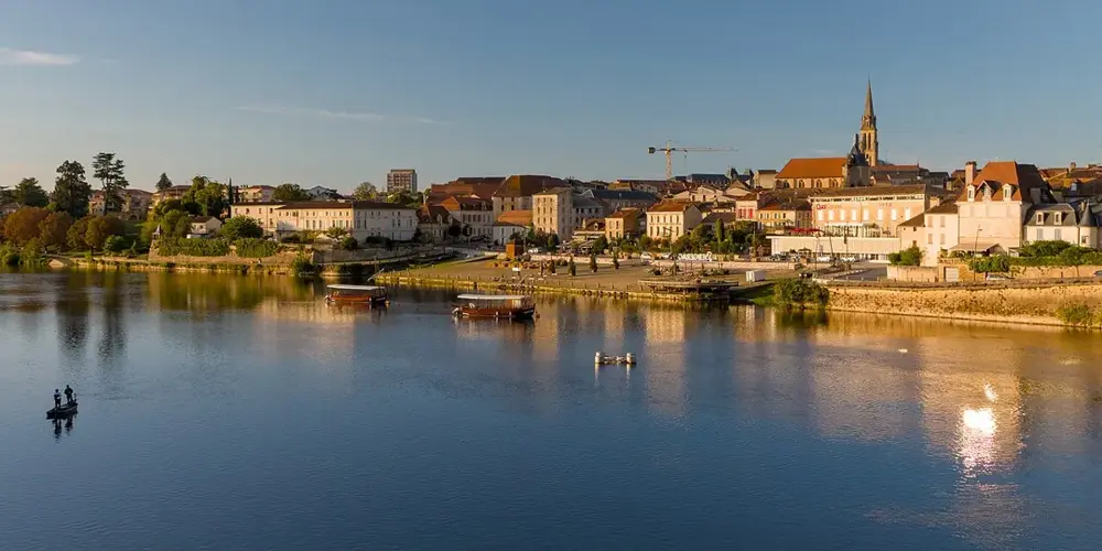 Bergerac - View in late afternoon