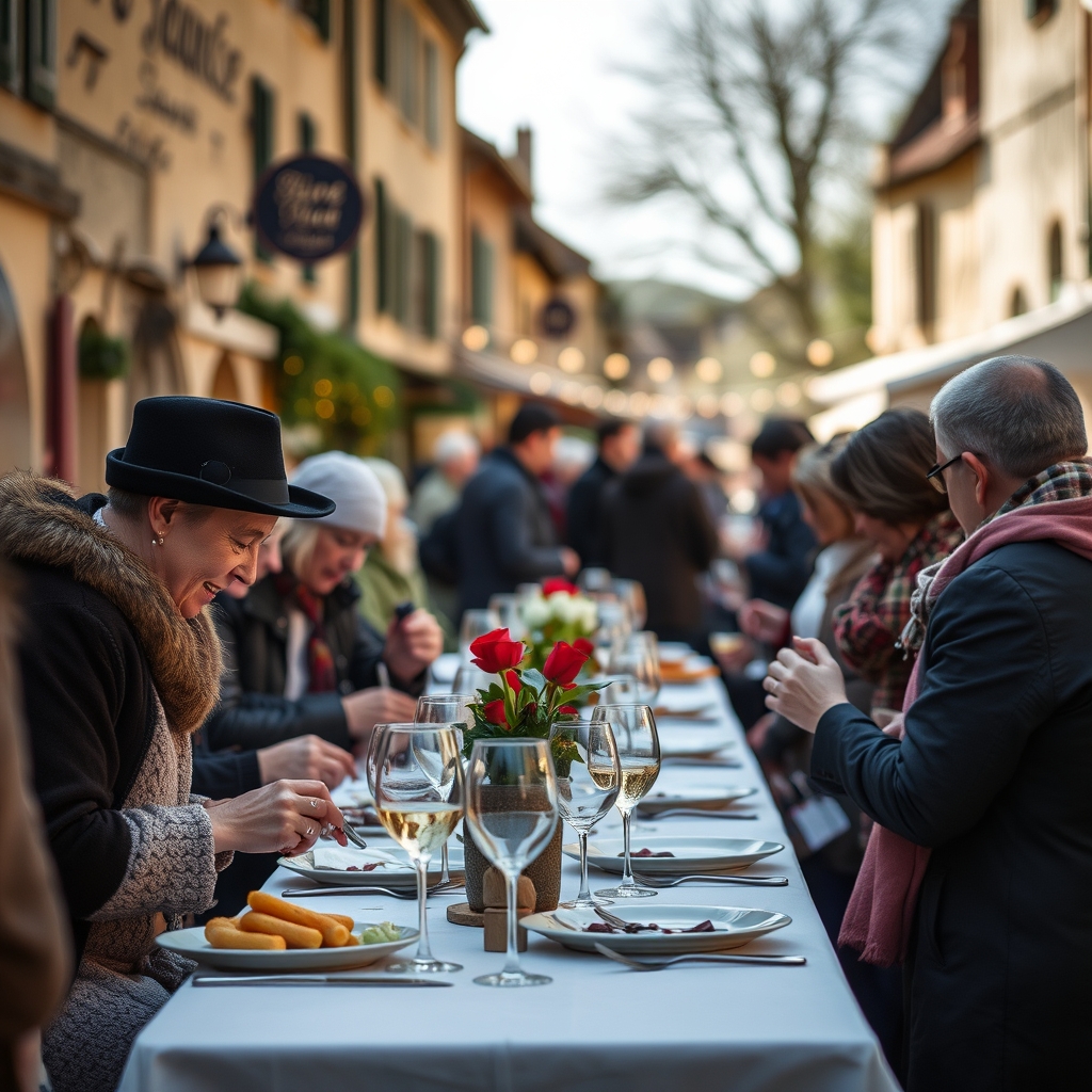 Coutumes et traditions : du marché de Sarlat à la table festive — traditions du perigord